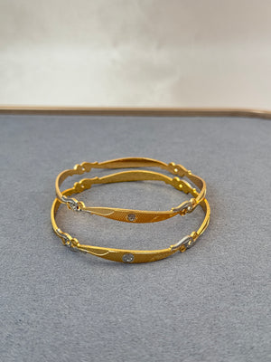 MICRO GOLD PLATED ANTI TARNISH BANGLES