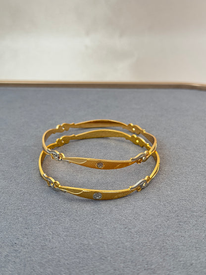 MICRO GOLD PLATED ANTI TARNISH BANGLES