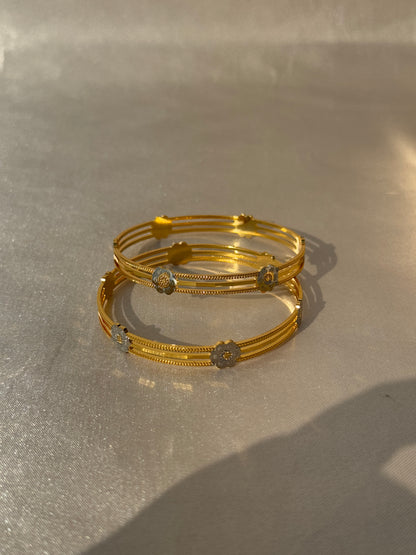 MICRO GOLD PLATED ANTI TARNISH BANGLES