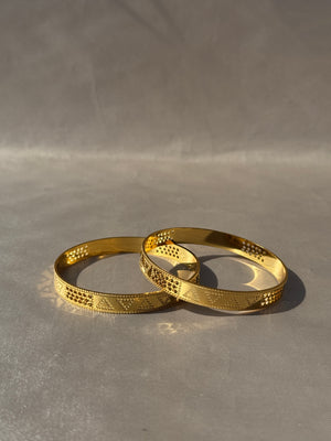 MICRO GOLD PLATED ANTI TARNISH BANGLES