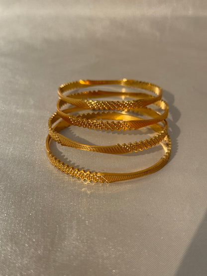 MICRO GOLD PLATED ANTI TARNISH BANGLES