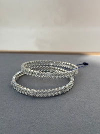 SILVER AD BANGLES