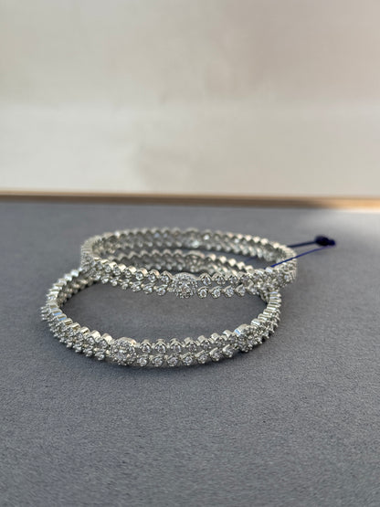 SILVER AD BANGLES