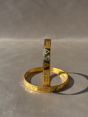 MICRO GOLD PLATED ANTI TARNISH BANGLES