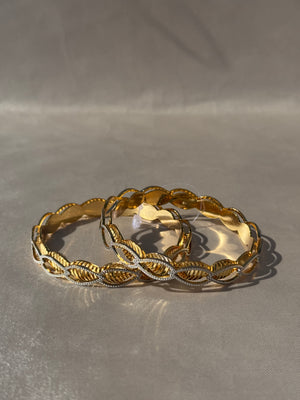 ANTIQUE MICRO GOLD PLATED BANGLES