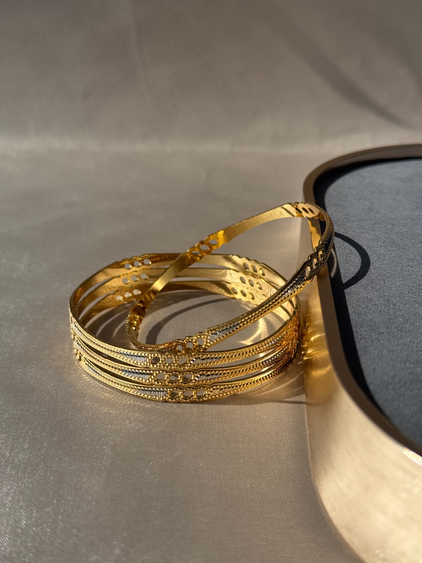 MICRO GOLD PLATED ANTI TARNISH BANGLES