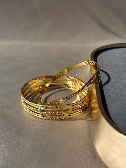MICRO GOLD PLATED ANTI TARNISH BANGLES