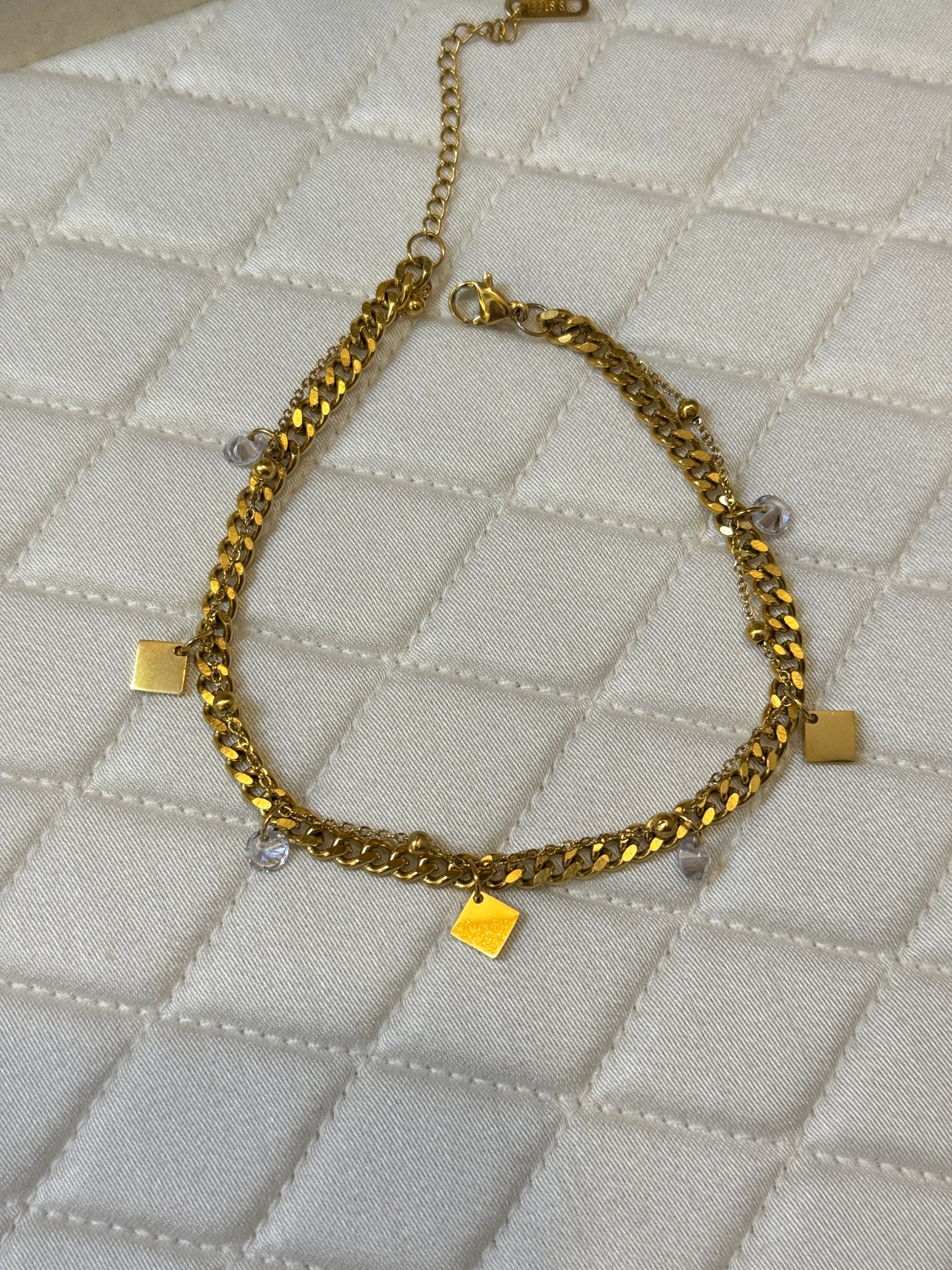 18K GOLD PLATED ANTI TARNISH BRACELET