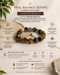 NATURAL TIGER EYE STONE BRACELET
