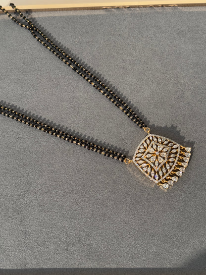 CZ MICRO GOLD PLATED MANGAL SUTRA