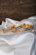 MICRO GOLD PLATED ZIRCON BANGLES