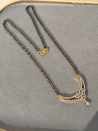 CZ MICRO GOLD PLATED MANGAL SUTRA