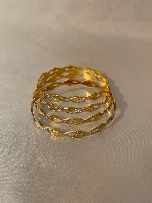 MICRO GOLD PLATED ANTI TARNISH BANGLES
