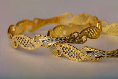 MICRO GOLD PLATED ANTI TARNISH BANGLE