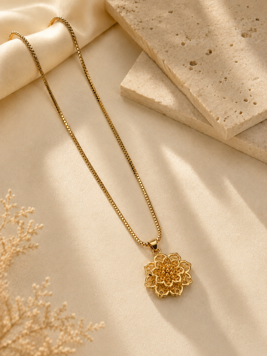 MICRO GOLD PLATED CHAIN PENDANT