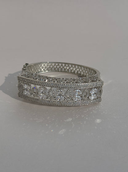 CZ STERLING SILVER BRACELET