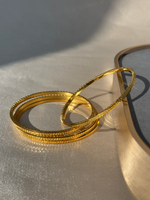 MICRO GOLD PLATED ANTI TARNISH BANGLE