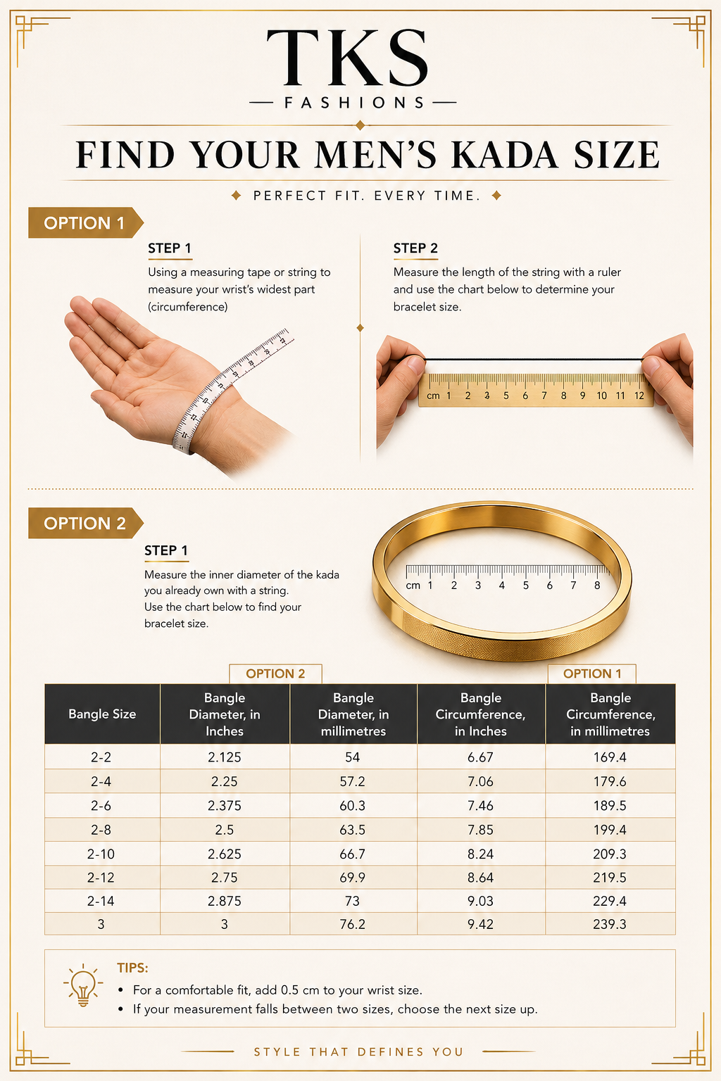 Om Gold Plated Men’s Kada