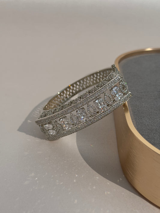CZ STERLING SILVER BRACELET