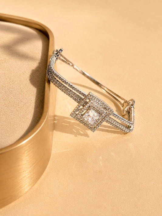 CZ STERLING SILVER BRACELET