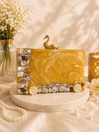 Royal Swan Pearl Clutch