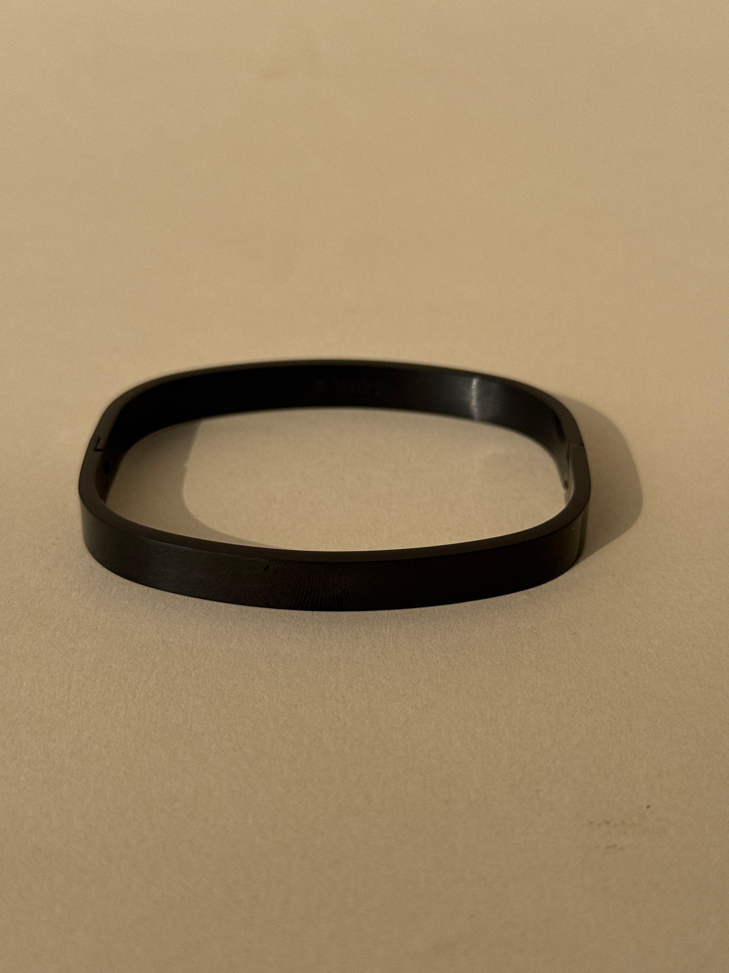 Matte Black Minimal Bracelet