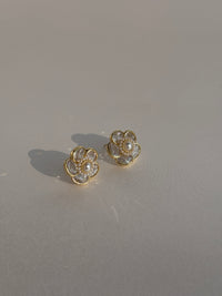 CZ GOLD PLATED STUDS