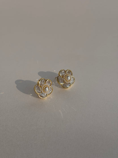 CZ GOLD PLATED STUDS