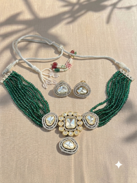 EVERGREEN MOISSANITE GOLD PLATED NECKLACE