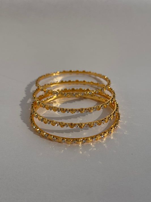 MICRO GOLD PLATED ANTI TARNISH BANGLES