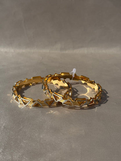 ANTIQUE MICRO GOLD PLATED BANGLES