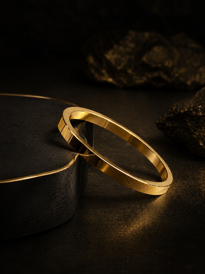 MENS 22K GOLD PLATED ANTI TARNISH KADA