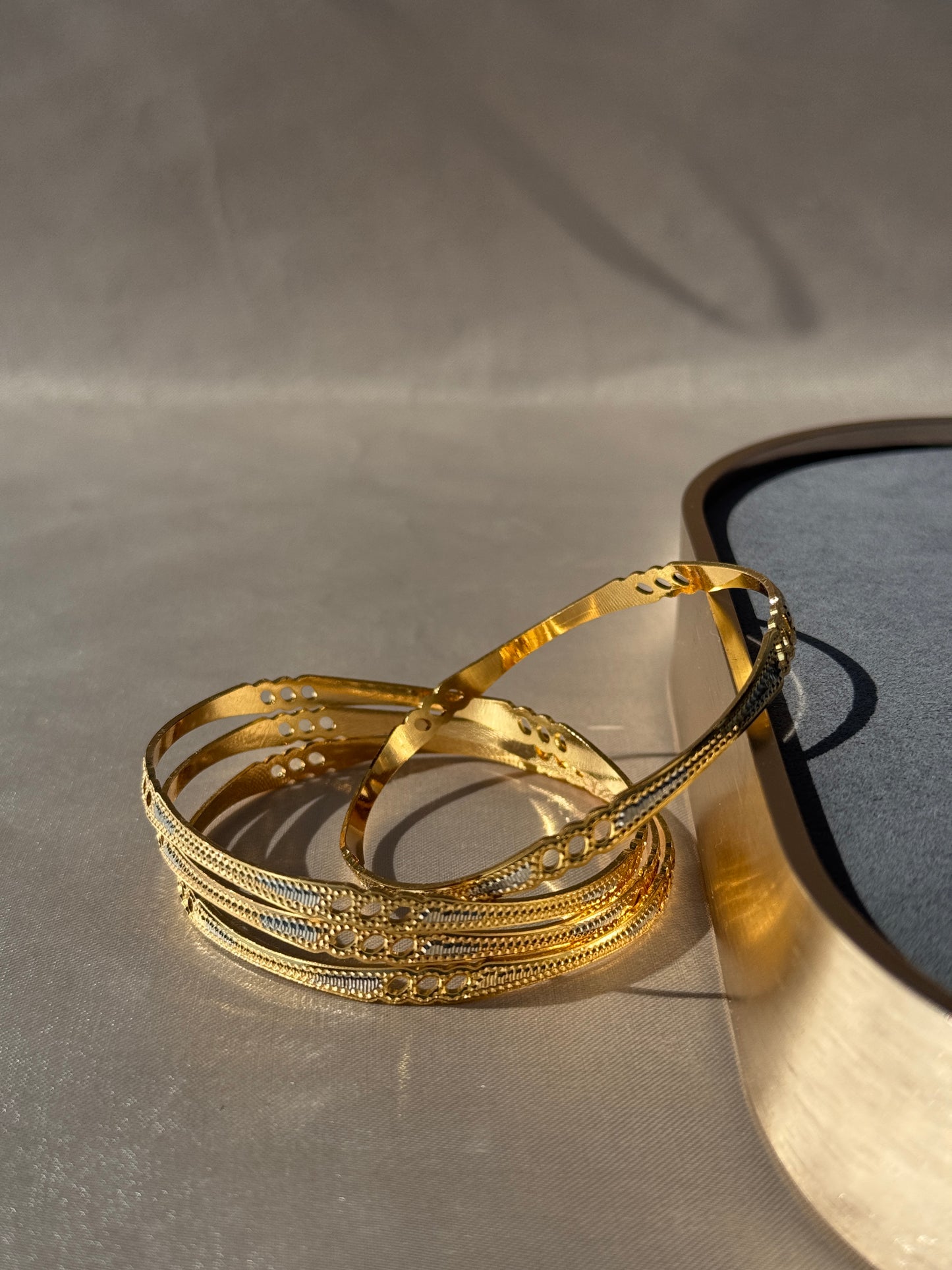 MICRO GOLD PLATED ANTI TARNISH BANGLES