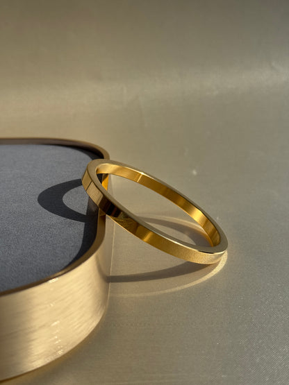 MENS 22K GOLD PLATED ANTI TARNISH KADA