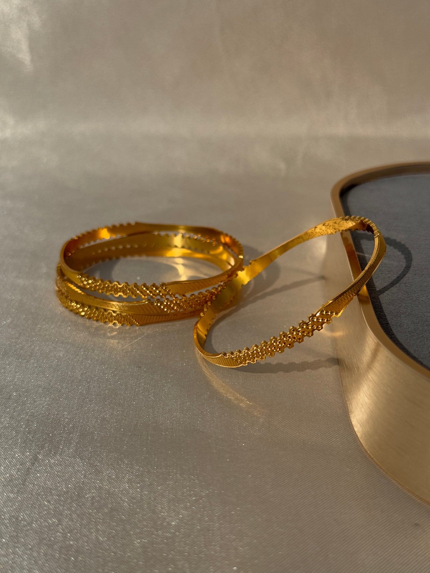 MICRO GOLD PLATED ANTI TARNISH BANGLES