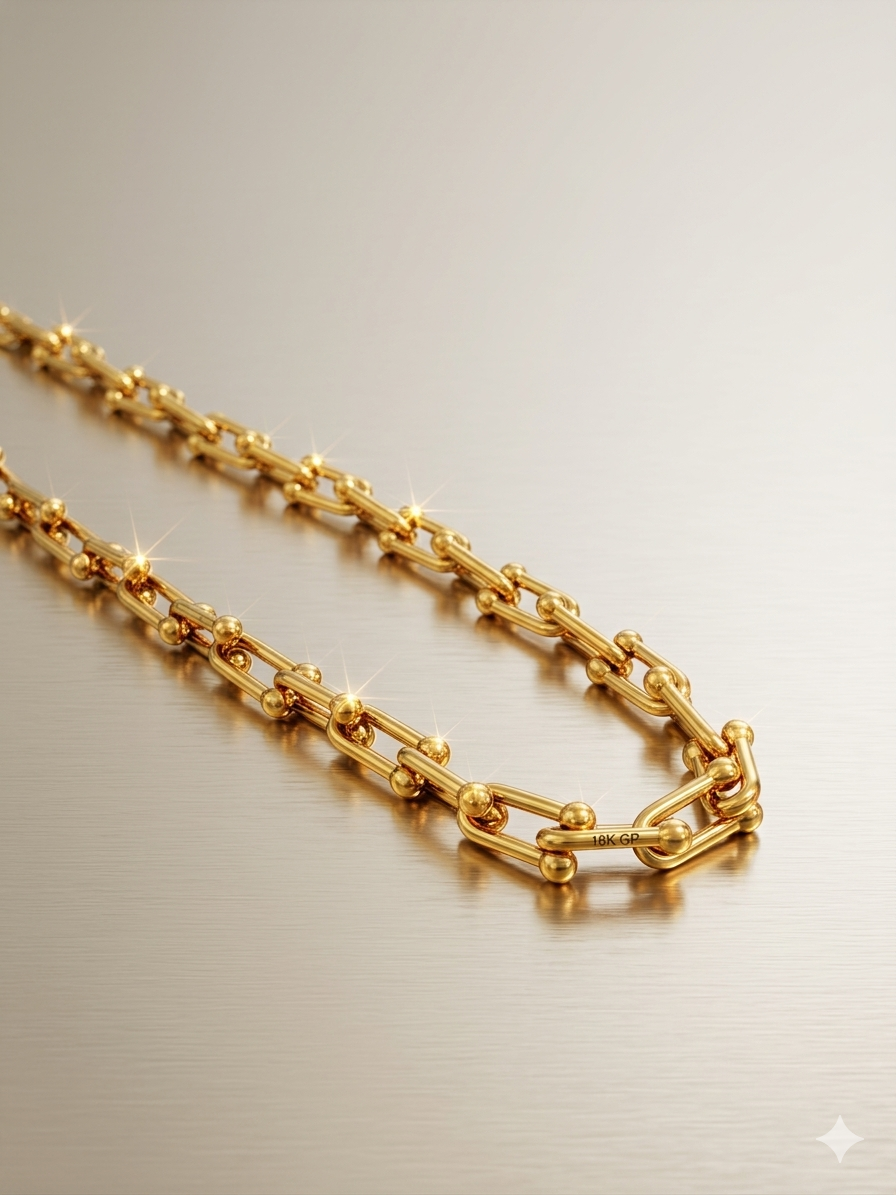 Men’s 18k Gold Plated Dailywear Chain