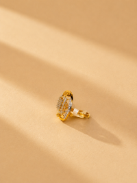 Rajmudra Ratna Imperial Micro Gold Plated AD Ring