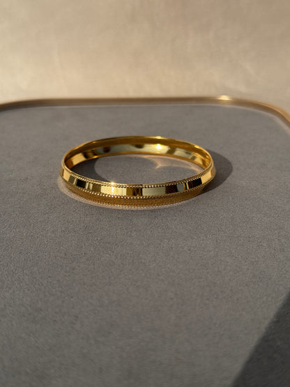 MENS GOLD PLATED ANTI TARNISH KADA