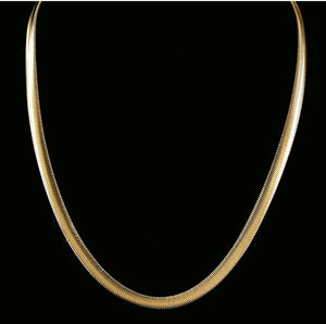 MEN’S 18k GOLD PLATED CHAIN -6.5 MM
