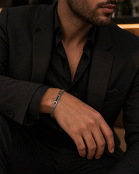 Lux Titan Mesh Link Bracelet