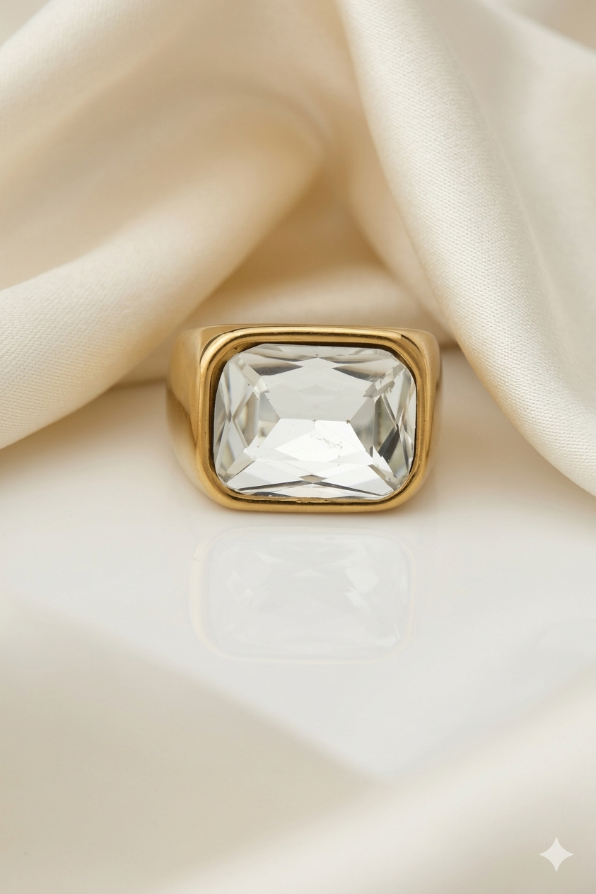 MEN'S 18k GOLD PLATED RING