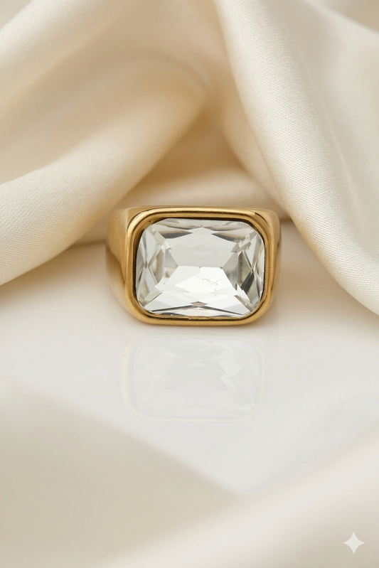 MEN'S 18k GOLD PLATED RING
