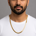 MEN’S 18k GOLD PLATED CHAIN -6.5 MM