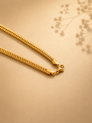 MEN’S 18k GOLD PLATED CHAIN - 5MM
