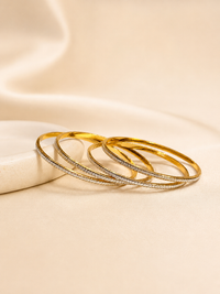 MICRO GOLD PLATED ANTI TARNISH BANGLES