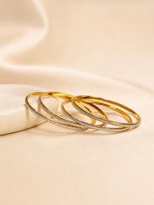 MICRO GOLD PLATED ANTI TARNISH BANGLES
