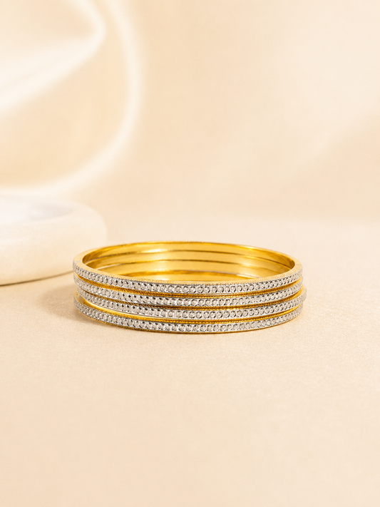 MICRO GOLD PLATED ANTI TARNISH BANGLES