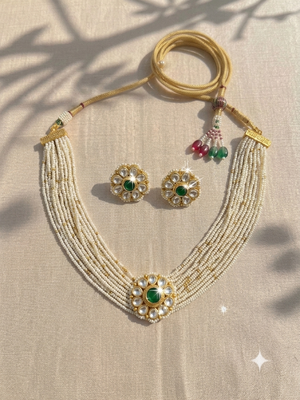 PAACHI KUNDAN EMERALD CHOKER
