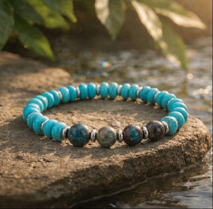 Divine Turquoise Harmony Bracelet — natural origin