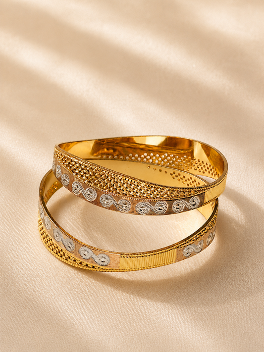 MICRO GOLD PLATED ANTI TARNISH BANGLES